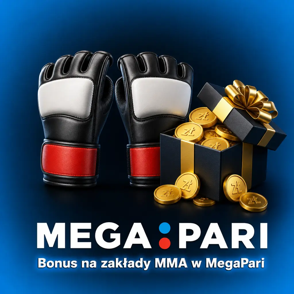 Bonus powitalny 100% do 1200 PLN w MegaPari na zakłady MMA, UFC i Bellator