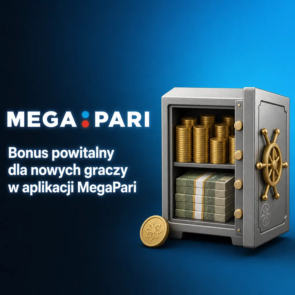 Bonus powitalny w aplikacji MegaPari: 200% do 1280 PLN na sport lub 200% do 6400 PLN na kasyno z free spinami