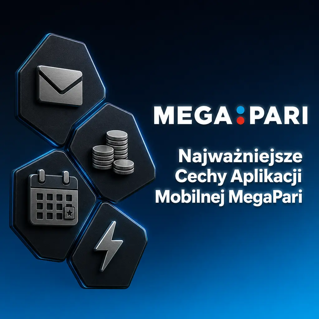 Aplikacja mobilna MegaPari PWA z kasynem online i zakładami bukmacherskimi, kontami w PLN i ponad 8000 gier.