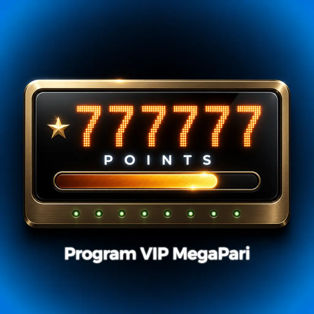 Program VIP MegaPari – poziomy lojalnościowe, cashback, bonusy i dedykowany opiekun dla graczy ze statusem VIP.