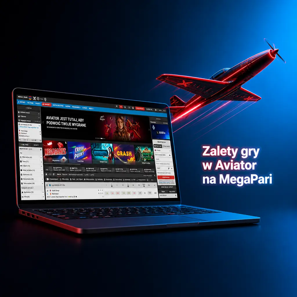 Zalety gry w Aviator na MegaPari: szybka rejestracja, niski próg wejścia, tryb demo, Blik, dostęp 24/7 i Provably Fair