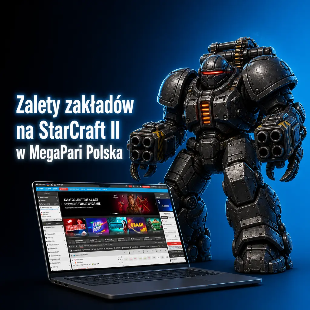 Zalety zakładów na StarCraft II w MegaPari Polska – bonusy, płatności BLIK i wsparcie 24/7